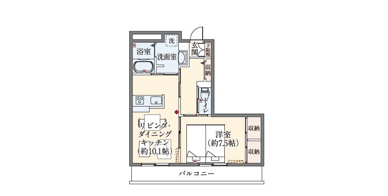 グランドマスト武蔵小杉石水邸 間取図