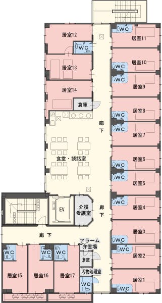 クレア藍住 間取図