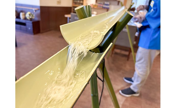ヒューマンライフケア千葉院内の郷 流しそうめん