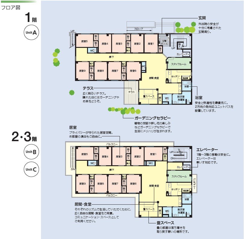 ニチイケアセンター神戸西代 間取図