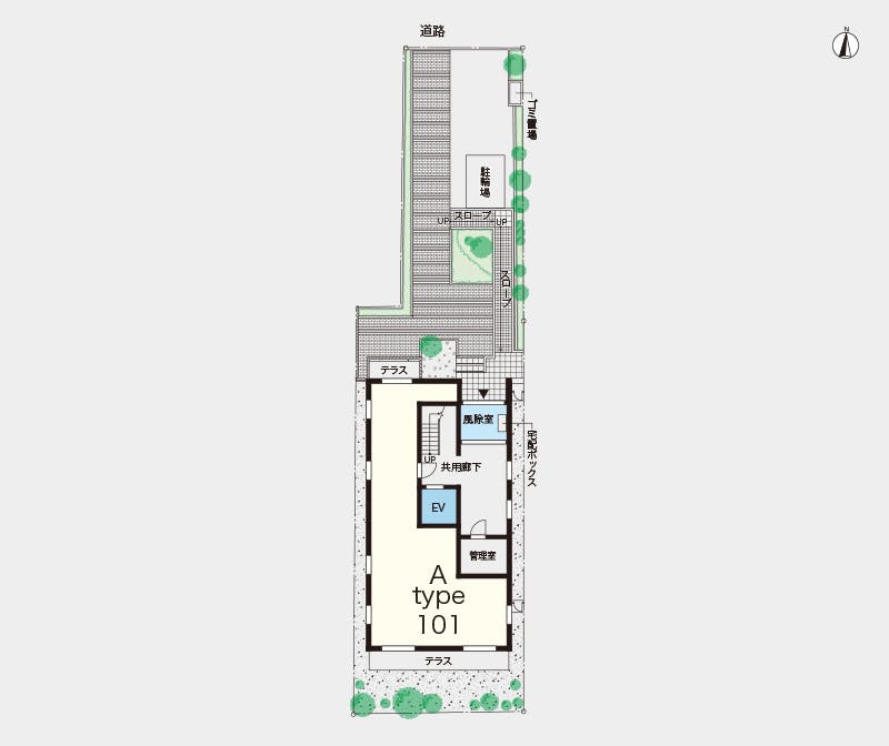 ヘーベルVillage一橋学園Ⅱ 間取図