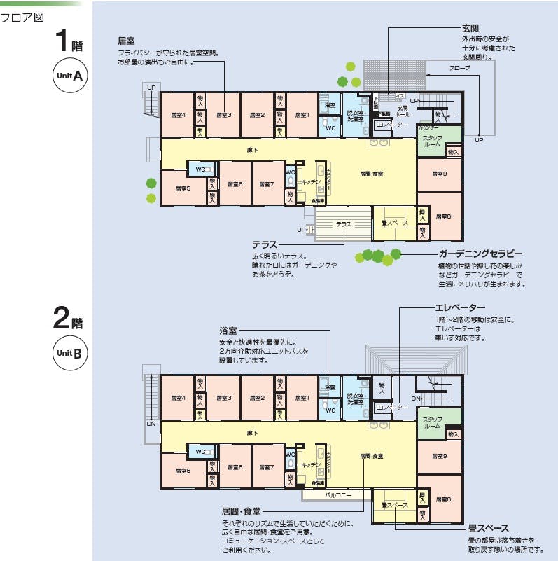 ニチイケアセンター川崎小倉 間取図