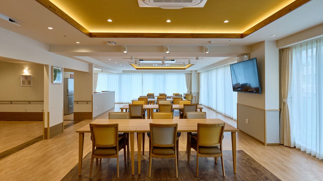 リアンレーヴ西所沢 食堂兼機能訓練室