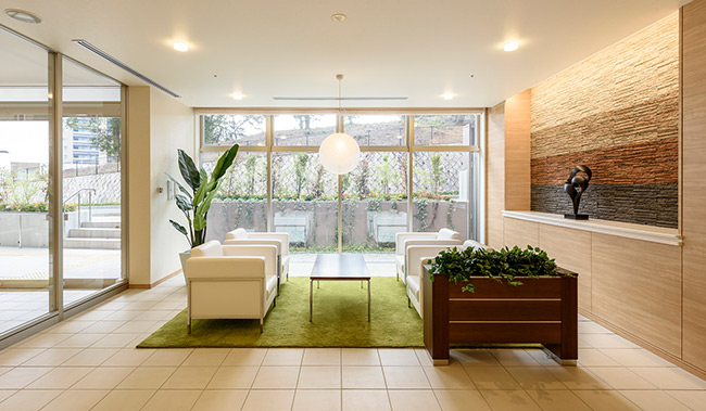 サンカルナテラス三国が丘駅前 エントランスホール