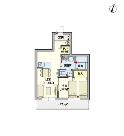 ヘーベルVillage本川越 間取図