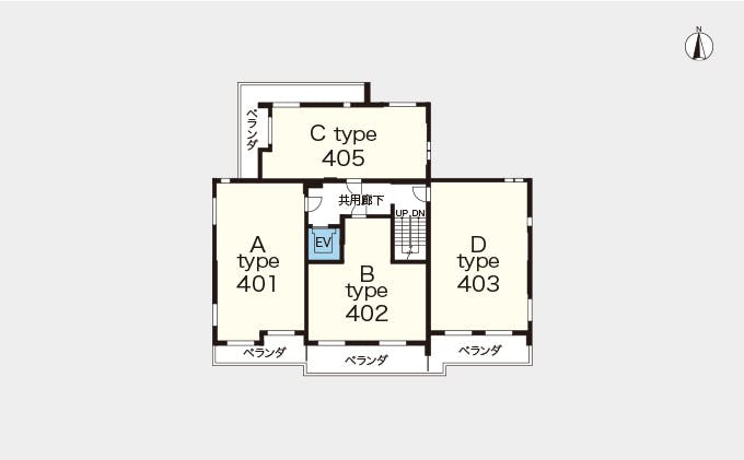 ヘーベルVillage野方 間取図