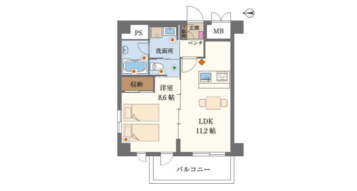 グランドマスト北鎌倉 間取図