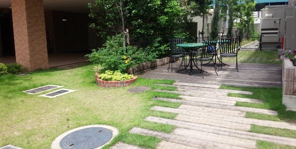 シニアライフコート潮芦屋やすらぎ 庭園