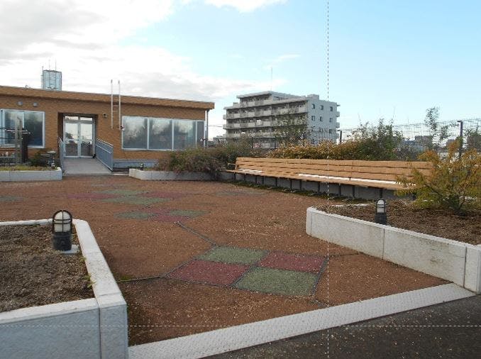 ホームステーションらいふ川越 屋上庭園