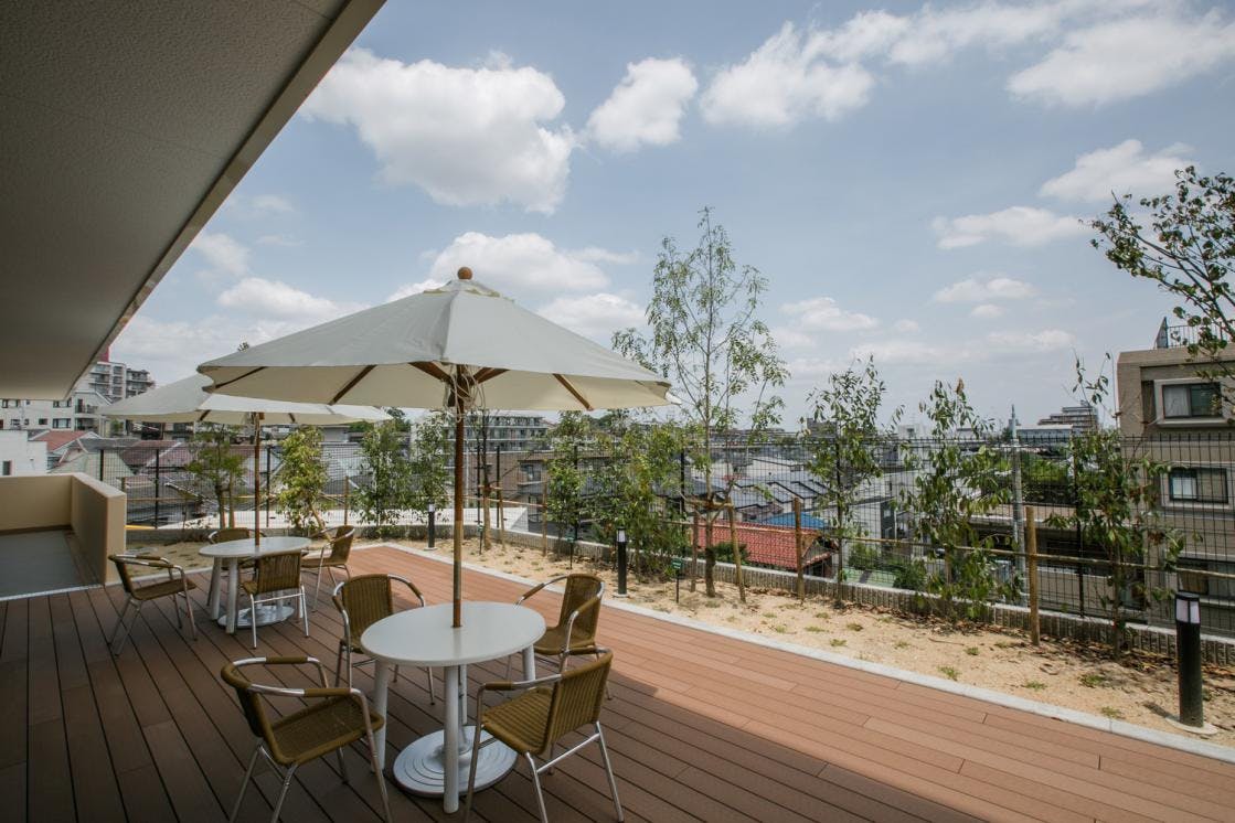 メディカルホームグランダ夙川東 オープンデッキ