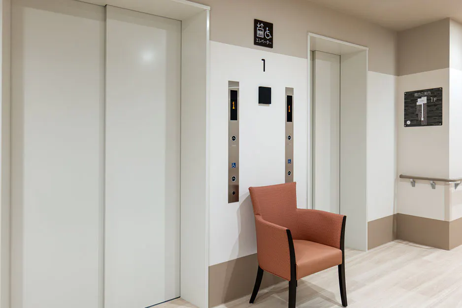 リアンレーヴ市ケ尾壱番館 エレベーターホール
