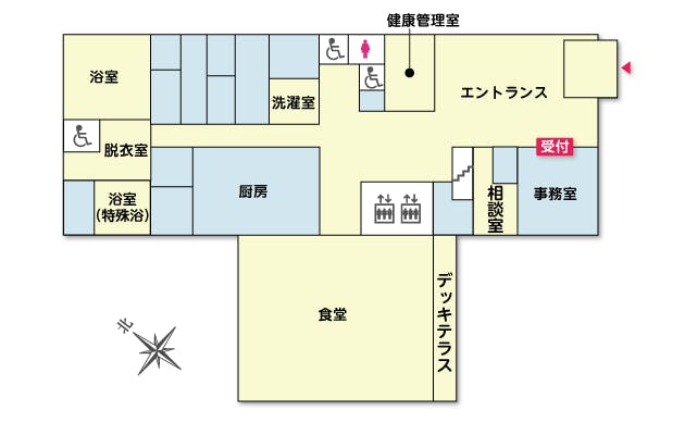 ツクイ・サンシャイン上越 間取図