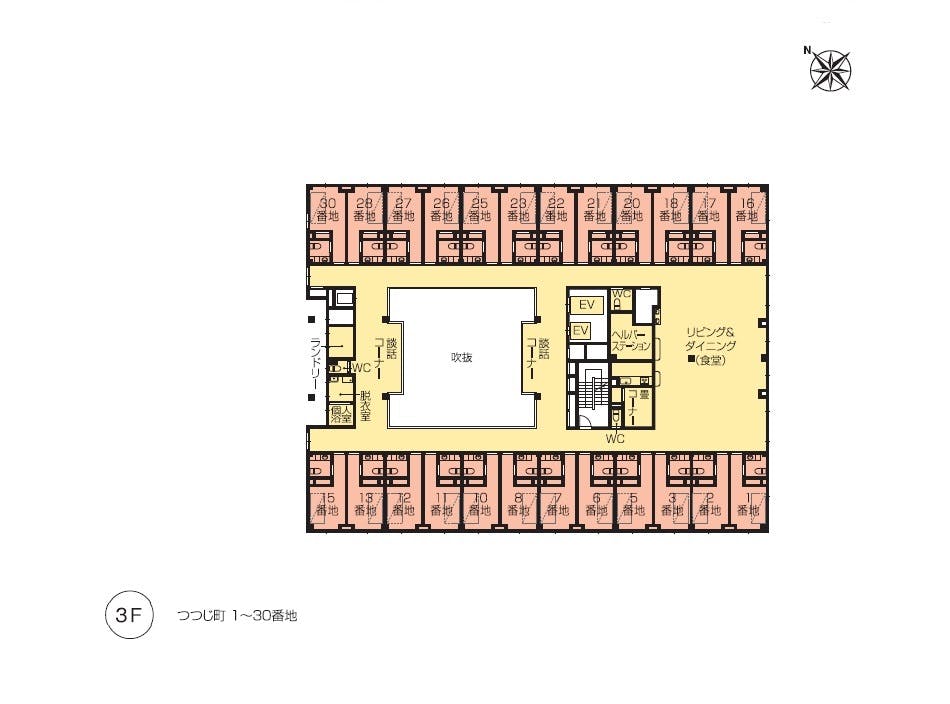 ニチイホーム はるひ野II番館 間取図
