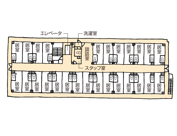 スーパー・コート箕面小野原 間取図