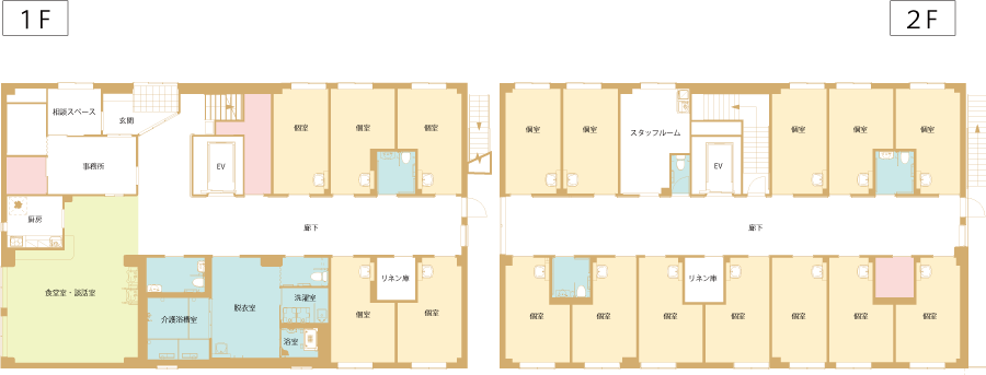 ナーシングA-st.あかいけの森 間取図