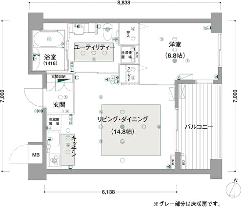 サンガーデン湘南 間取図
