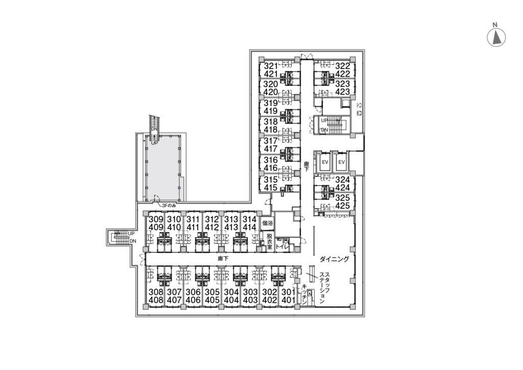 アズハイム足立六町 間取図