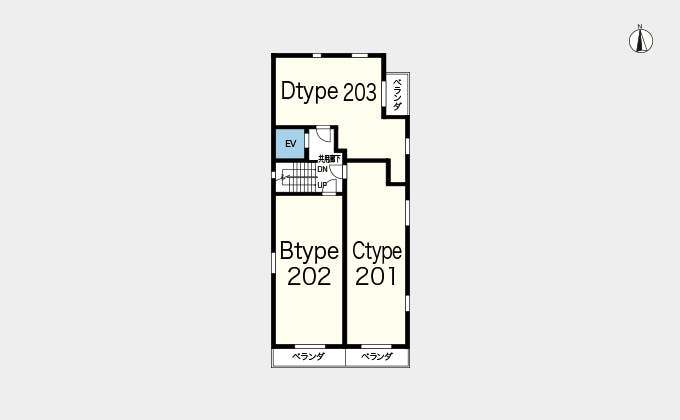 ヘーベルVillage北千住 間取図
