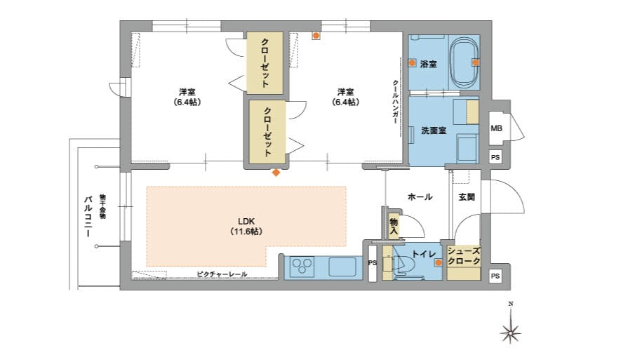 グランドマスト名古屋荒子 間取図