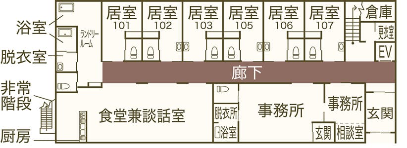 メディホス富士川 間取図