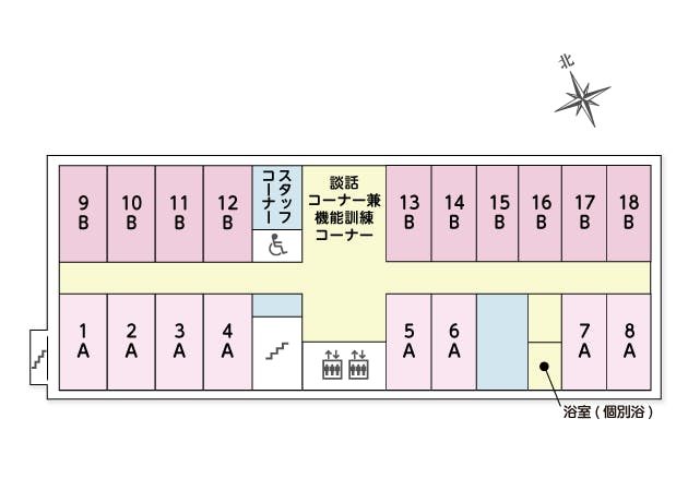 ツクイ・サンシャイン横浜戸塚 間取図