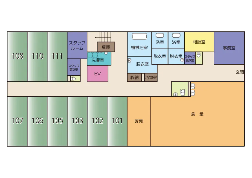 MYYケアリング千葉ニュータウン 間取図