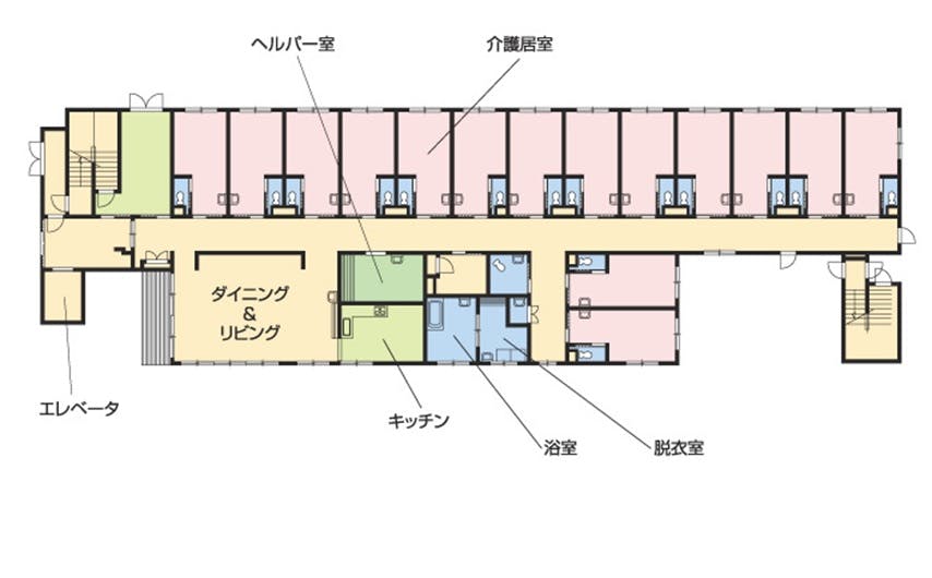 ソルケア 八尾中田 間取図