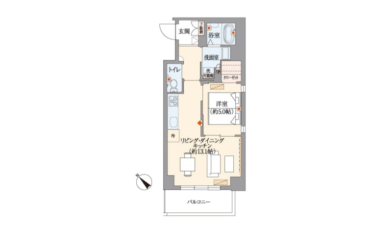 グランドマスト市川妙典 間取図