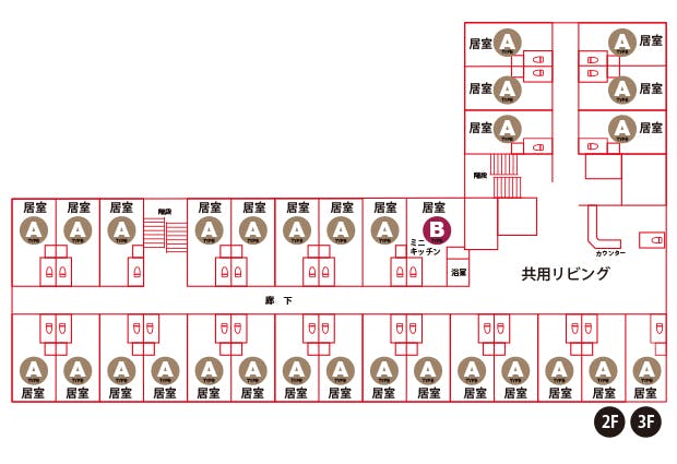 医療サービス付高齢者住宅メディカ倉敷北 間取図