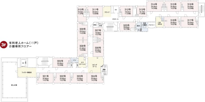 アンクラージュ大橋南 間取図