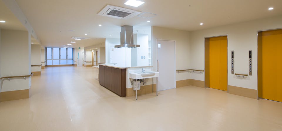 ほほえみ有料老人ホームエクセレント[介護付]リハビリ棟 ホール