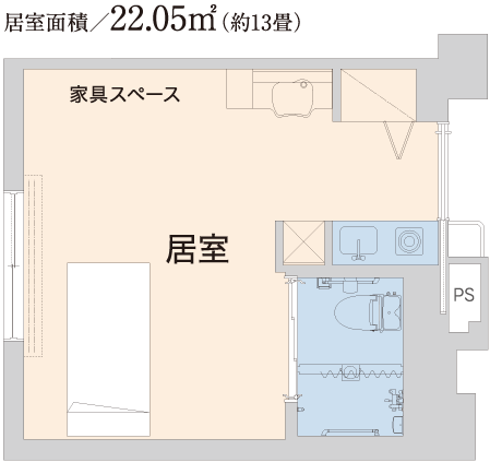 フェリオ百道 間取図