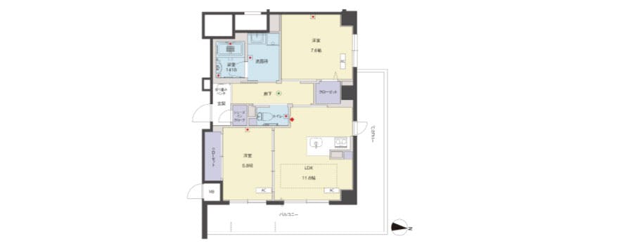 グランドマスト奈良学園前 間取図