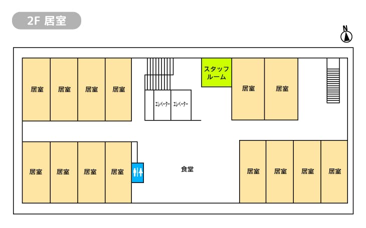 介護付き有料老人ホームゆう＆あい都島 間取図