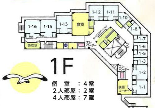 介護老人保健施設ハピネスせりがや 間取図