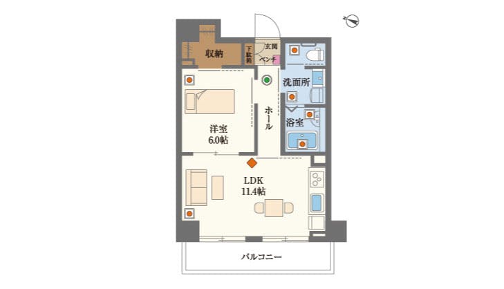 グランドマスト町田 間取図