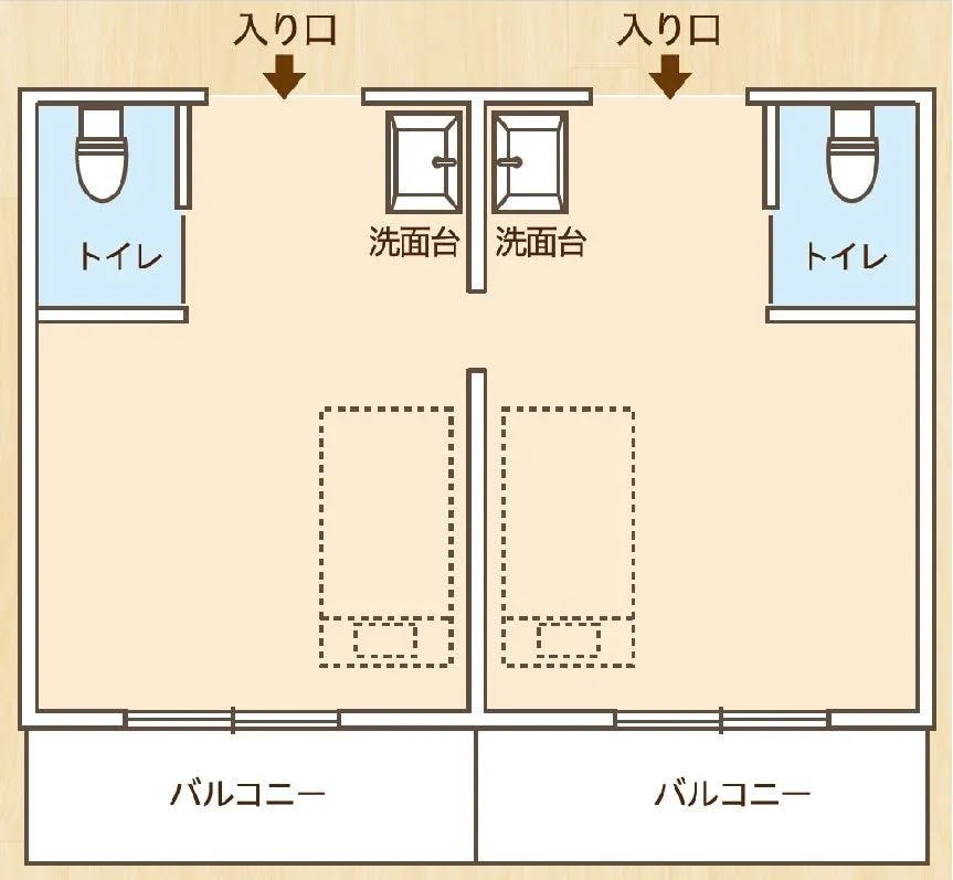 ココファン新屋敷 間取図