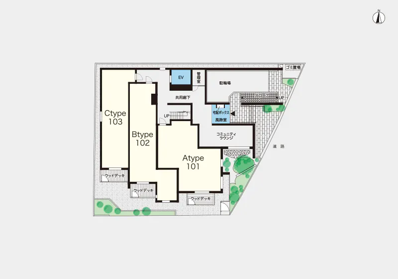 ヘーベルVillage蕨 間取図