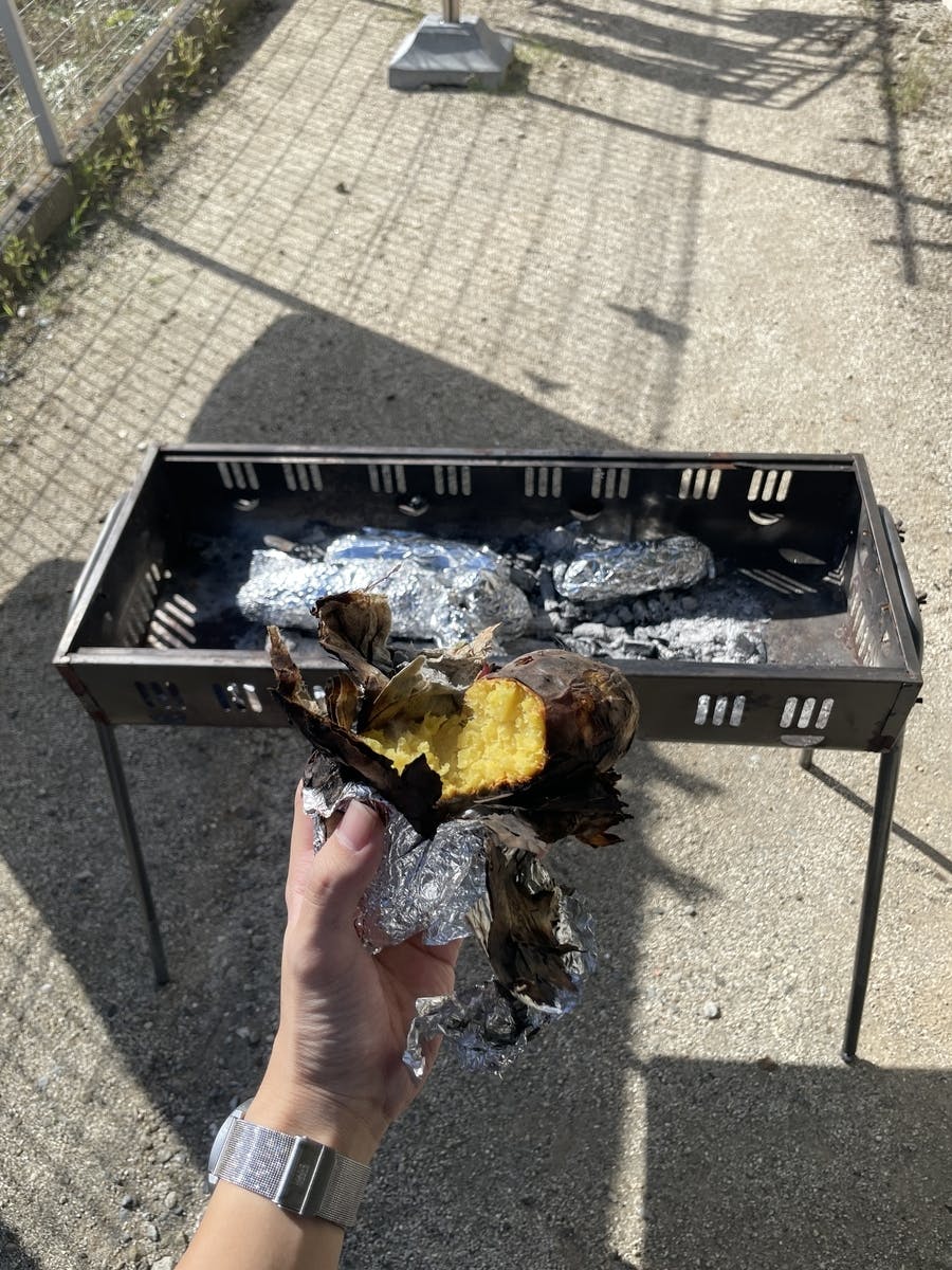 グループホームガーデンコート船橋三山 焼き芋