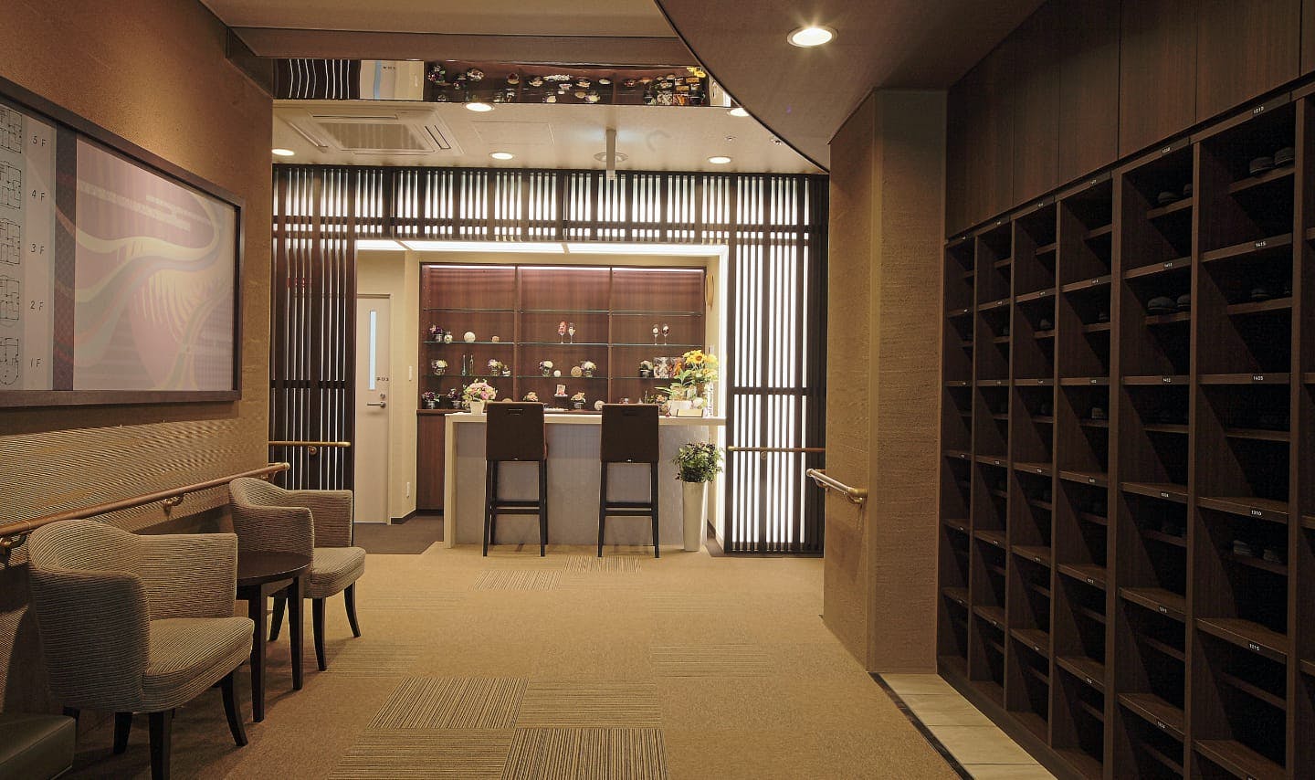 メディカルグランメゾン京都五条御前 受付カウンター