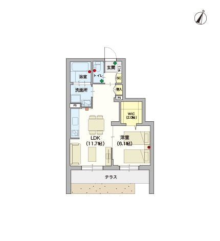 ヘーベルVillage池上3丁目 間取図