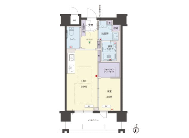 グランドマスト新大阪 間取図