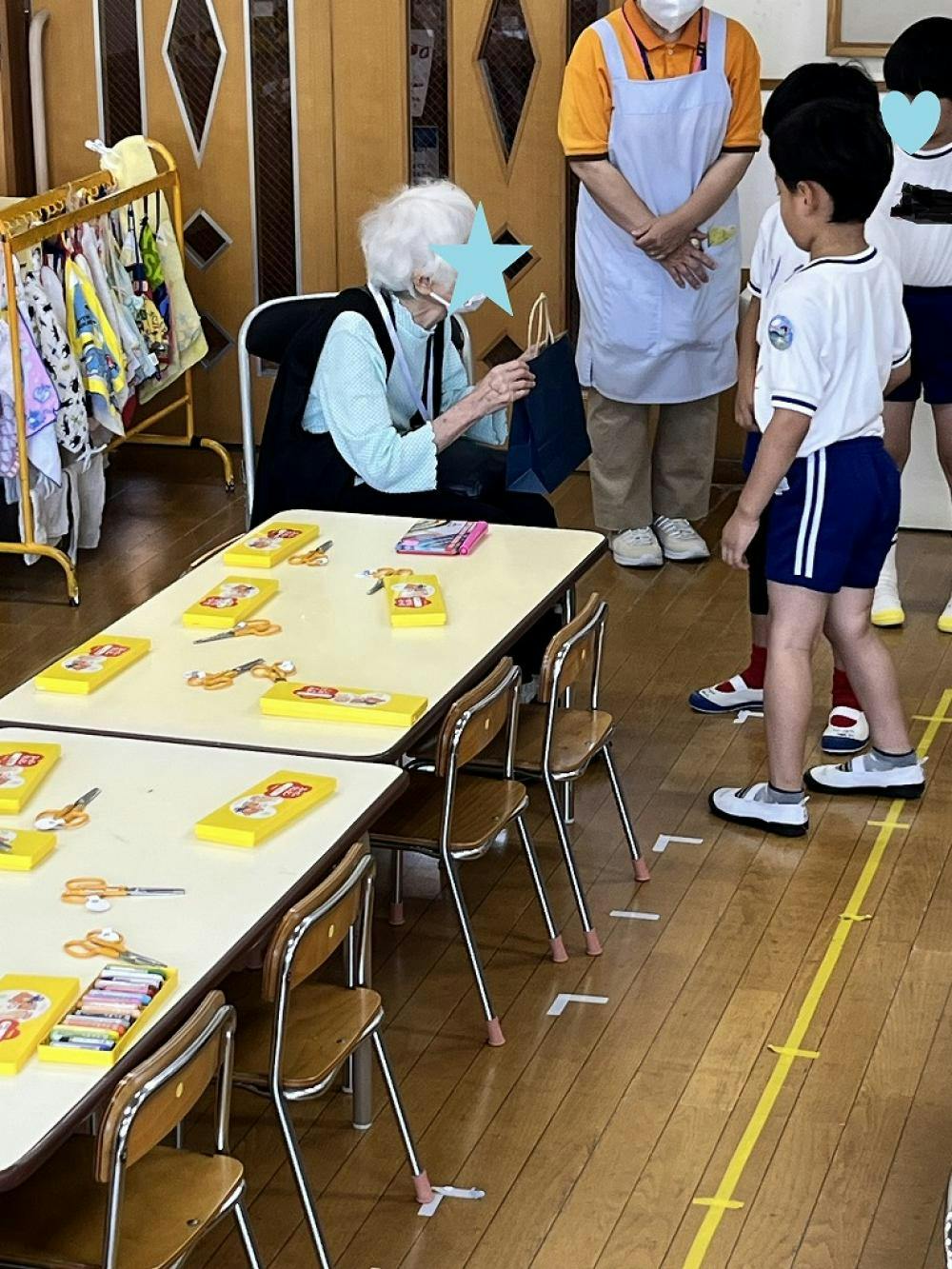 ココファン弥勒寺 園児との交流会