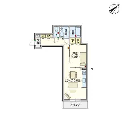 ヘーベルVillage横須賀うみかぜ公園 間取図