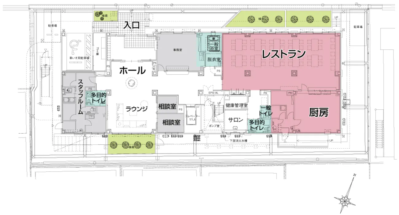 アルファリビング神戸本山 間取図