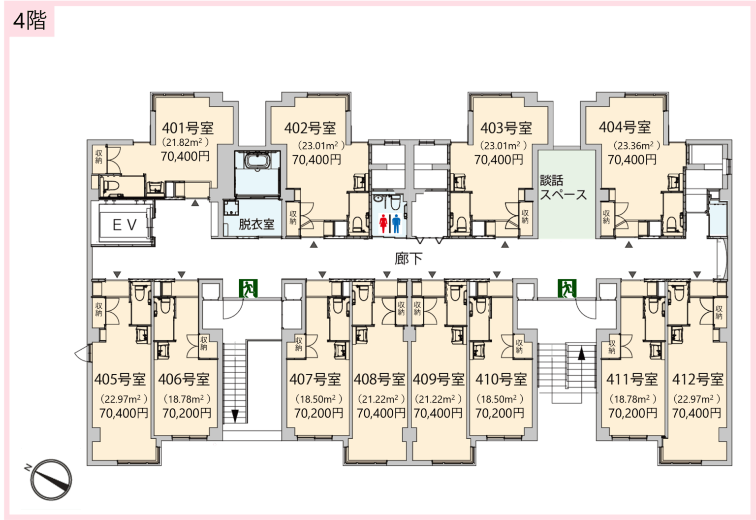 ガーデンコート朝霞 間取図