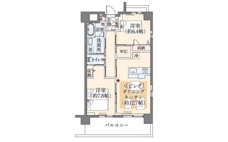マストクレリアン鎌倉 間取図