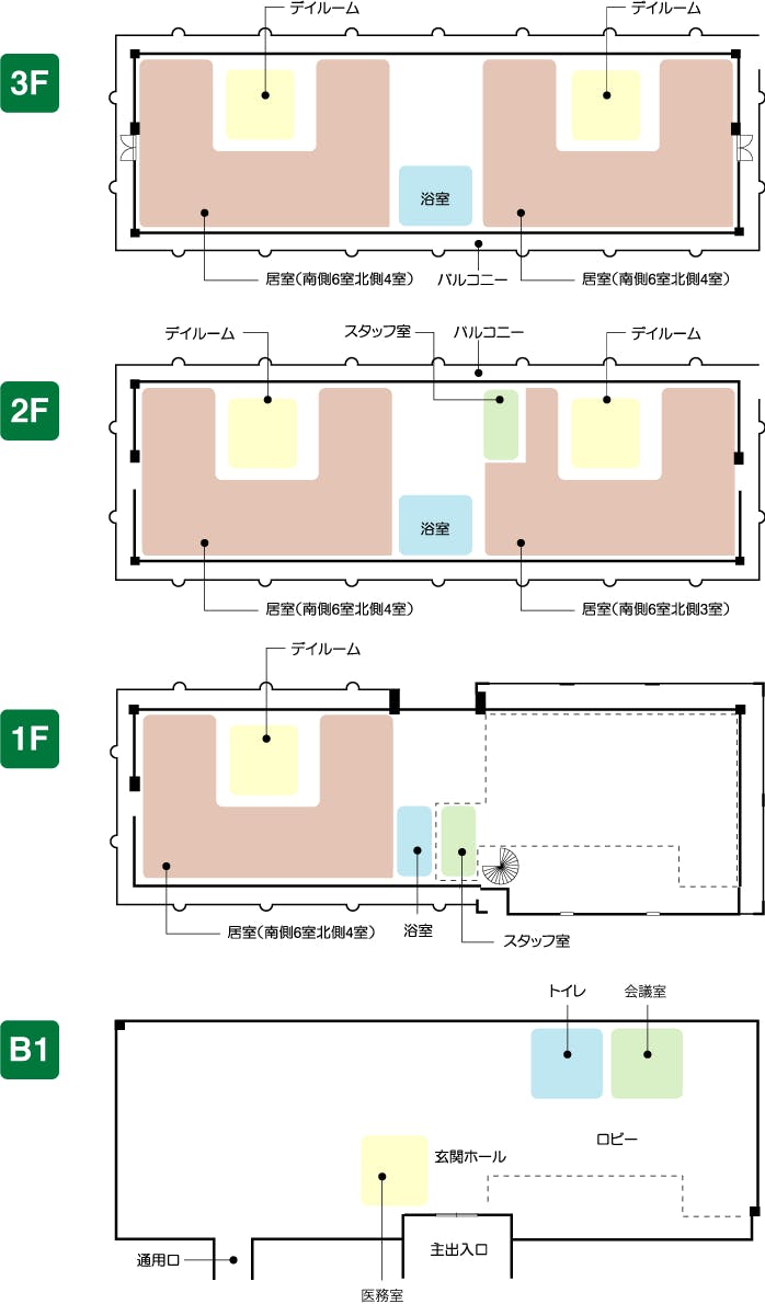 高齢者ケアセンター甲南 間取図