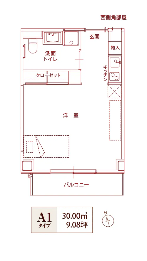 ヴィラ ベルセゾン 間取図