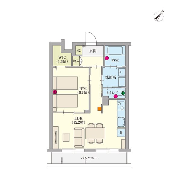 ヘーベルVillage横須賀中央 間取図
